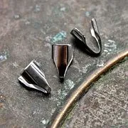 Зажим для шнура, 304 Stainless Steel, цвет стальной, 8x4x2 мм