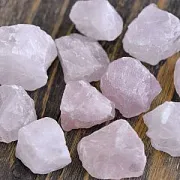 Бусина кварц осколки крупные, цвет розовый, 32-16x28-10x21-7 мм (уп.20 г)