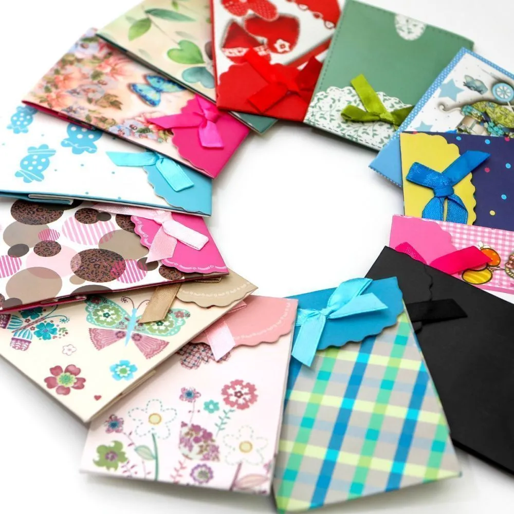 пакет подарочный "мисси", картон, цветовой микс, 105х75 мм