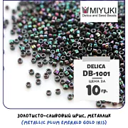 Бисер японский MIYUKI Delica 11/0 DB-1001 (уп 5 г)