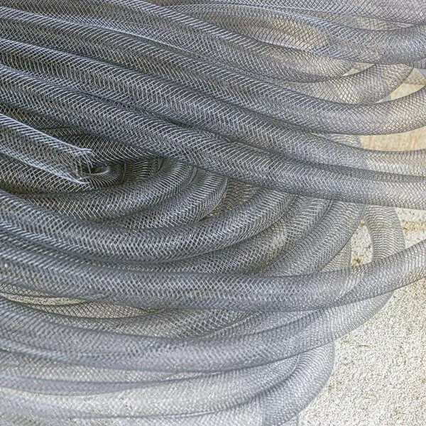 ювелирная сетка, пластик, цвет серый, диаметр 10 мм