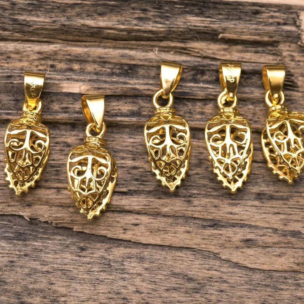 бейл "инди", цвет золото, 19х8х1 мм