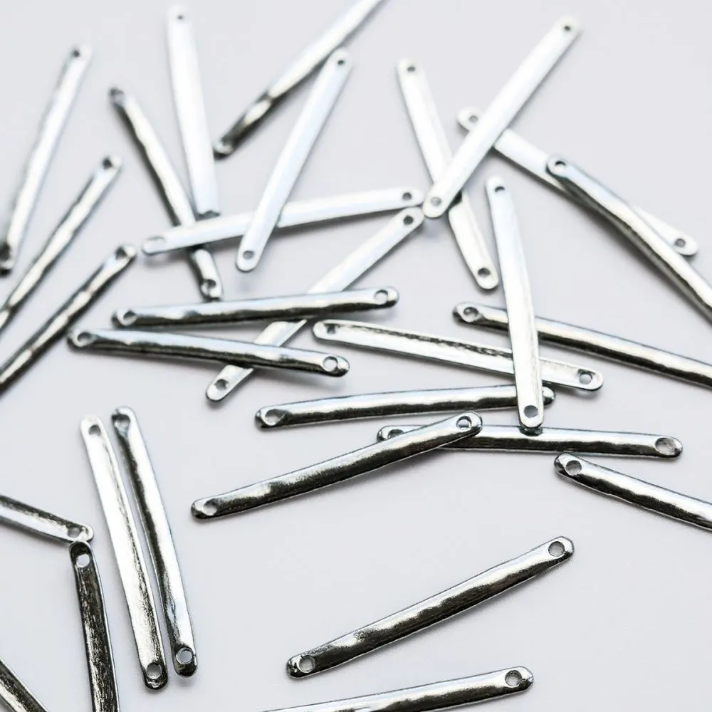 коннектор "жердь", цвет платина, 33x3x1 мм