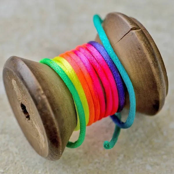 шнур нейлоновый, цвет мультиколор, 2 мм  