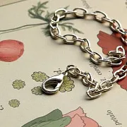 Основа для браслета "Снейк", цвет серебро, 20 см