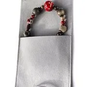 Конверт для украшений, микрофибра, цвет серый, 90х90 мм