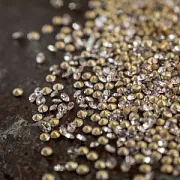 Стразы ювелирные, стекло, цвет Crystal, 1.35-1.4 мм (уп 20 шт +/-2 шт)