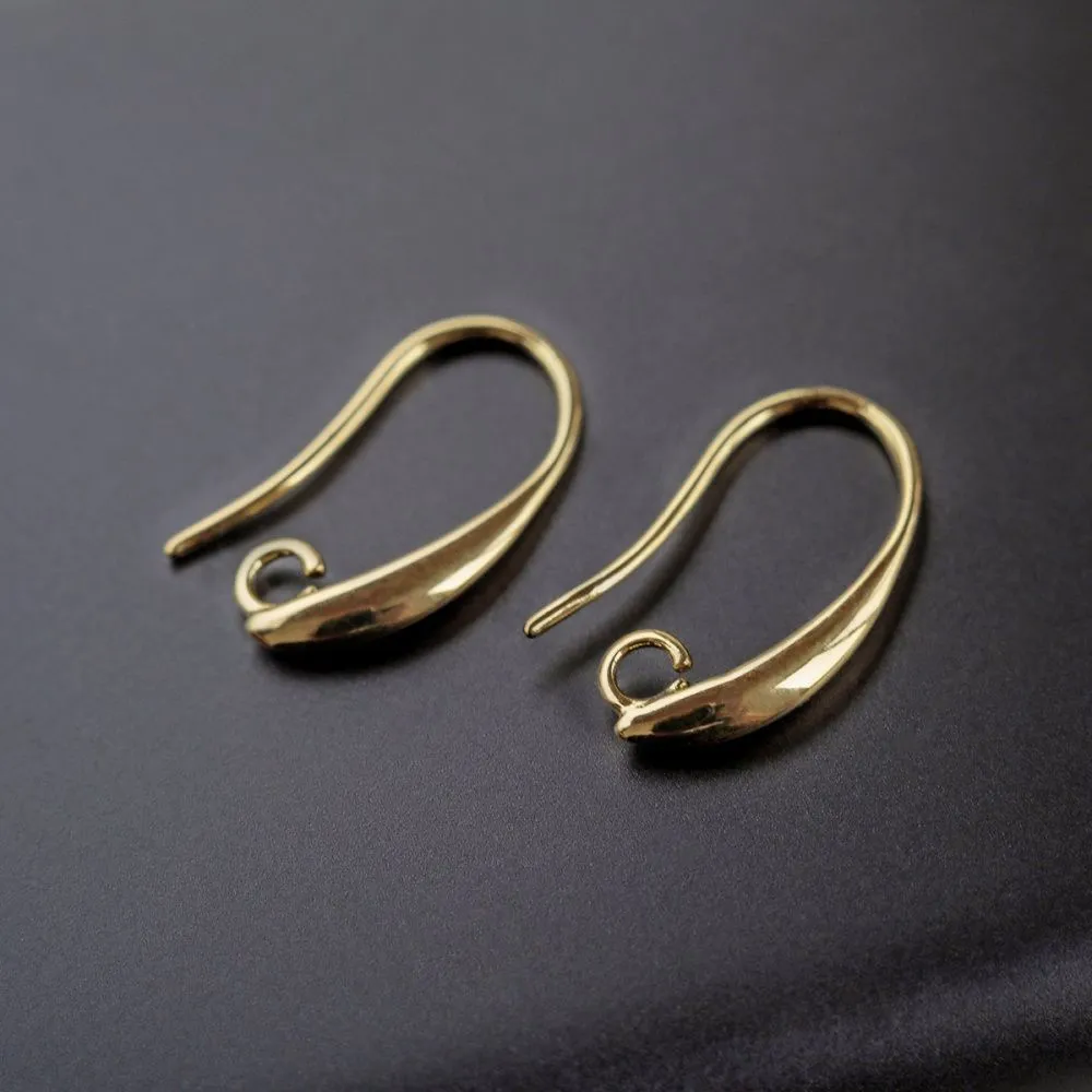 швензы "ласкари", позолота, 19x10x2 мм 